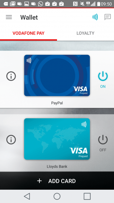 Vodafone Wallet with PayPal Hands on Vodafone Wallet with PayPal Hands on