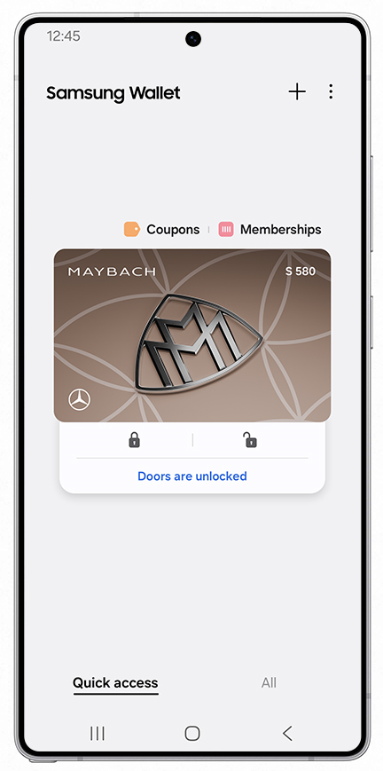 Samsung Wallet Adds Digital Key Compatibility for Mercedes-Benz